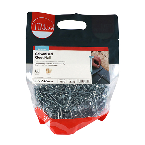 Clout Nails - Galvanised - Image 2