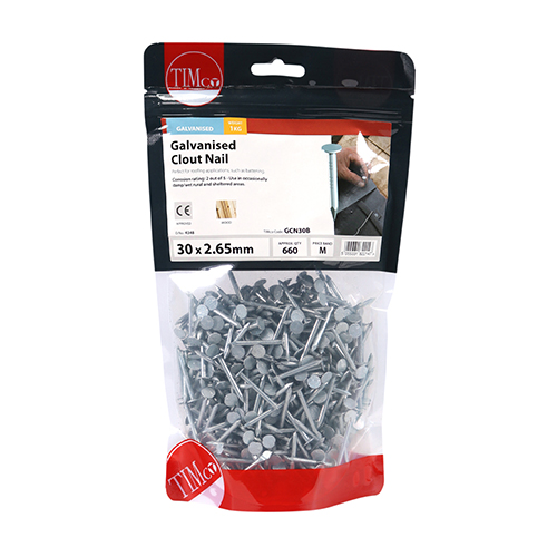 Clout Nail - Galvanised - Image 2