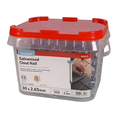 Clout Nail - Galvanised - Image 2