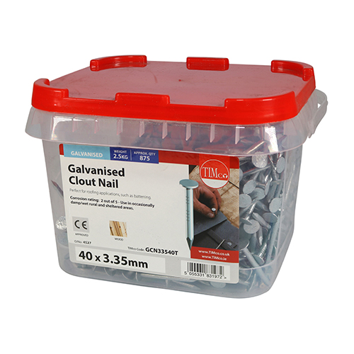 Clout Nail - Galvanised - Image 2