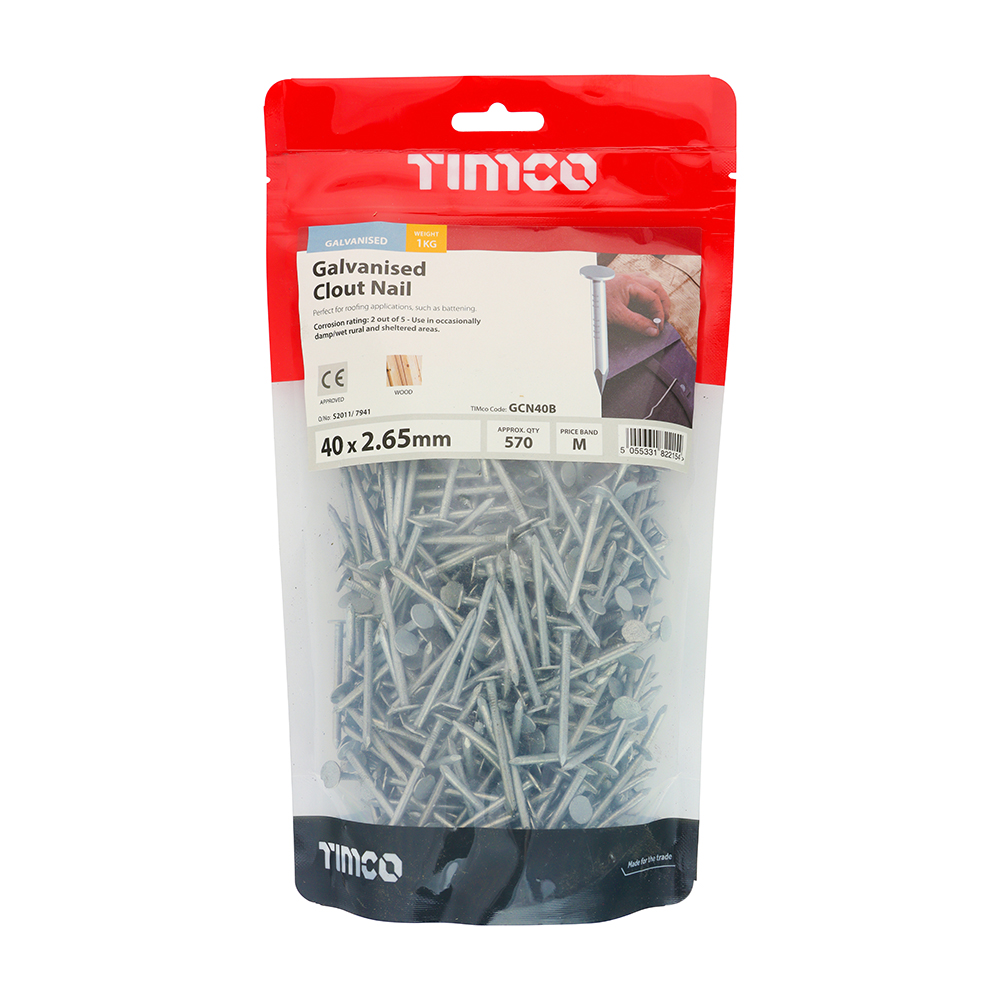 Clout Nail - Galvanised - Image 2