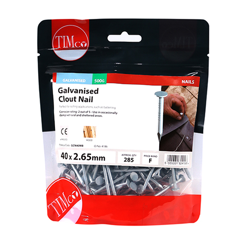 Clout Nail - Galvanised - Image 2