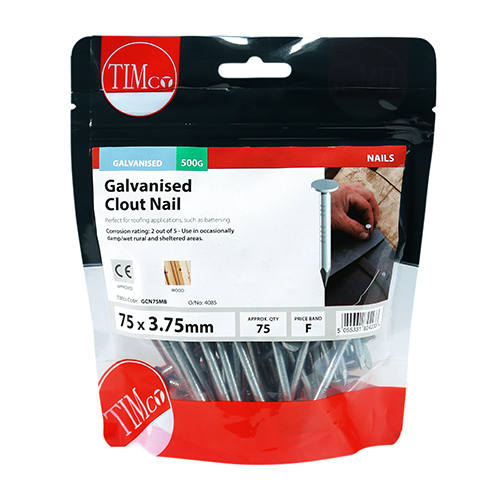 Clout Nail - Galvanised - Image 2