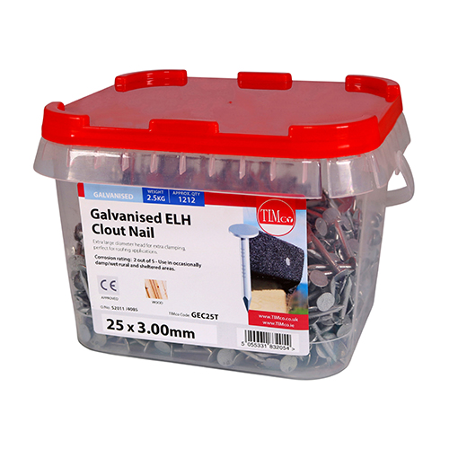 Clout Nail ELH - Galvanised - Image 2