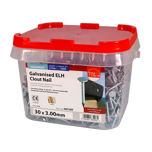 Clout Nail ELH - Galvanised - Image 2