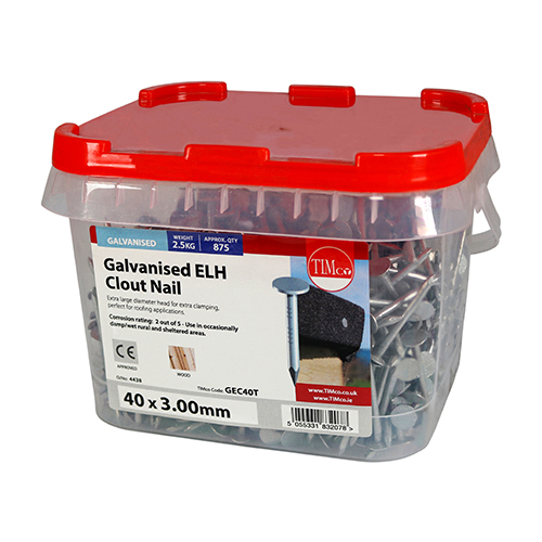Clout Nail ELH - Galvanised - Image 2
