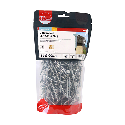 Clout Nail ELH - Galvanised - Image 2