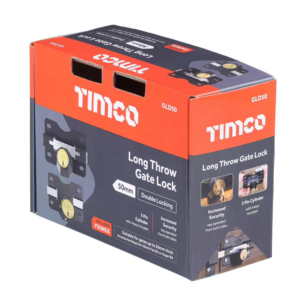 Long Throw Gate Lock - Double - Image 5