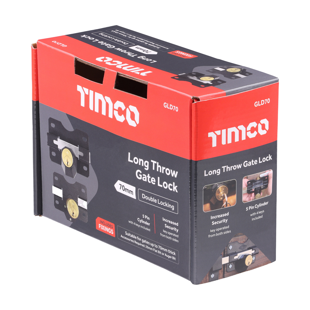Long Throw Gate Lock - Double - Image 5