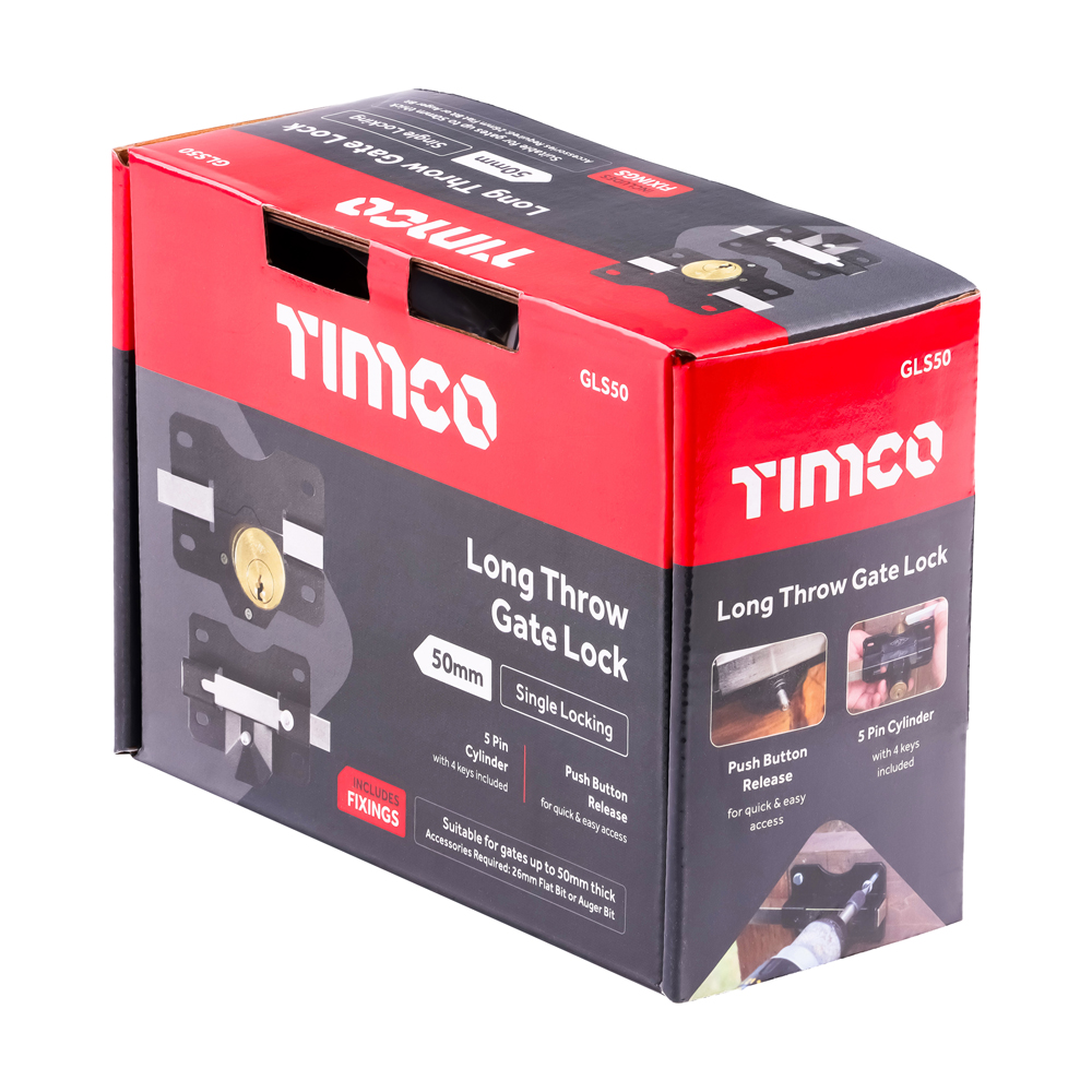 Long Throw Gate Lock - Single - Image 2