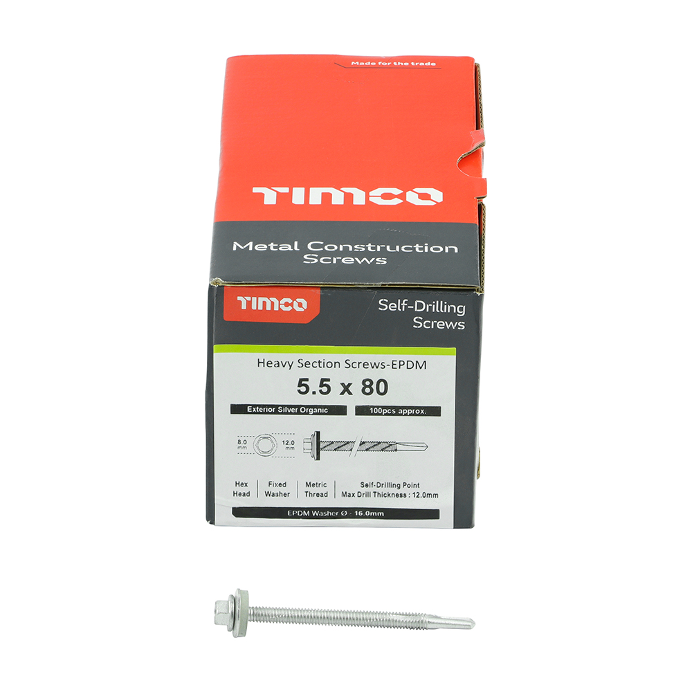 Hex Screw W16 S/DRILL No5 EXT - Image 3