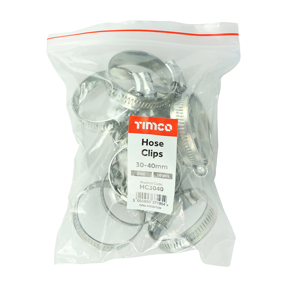 Hose Clips Zinc - Image 2