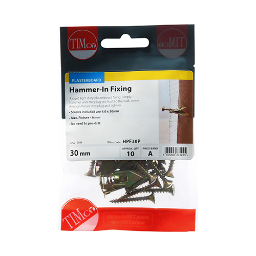 Hammer-In Plasterboard Fixing - Image 2