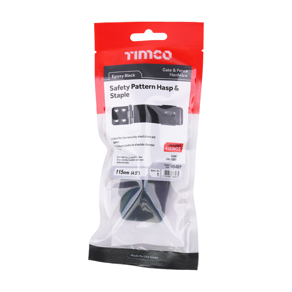 Safety Hasp-Staple BLK - Image 2