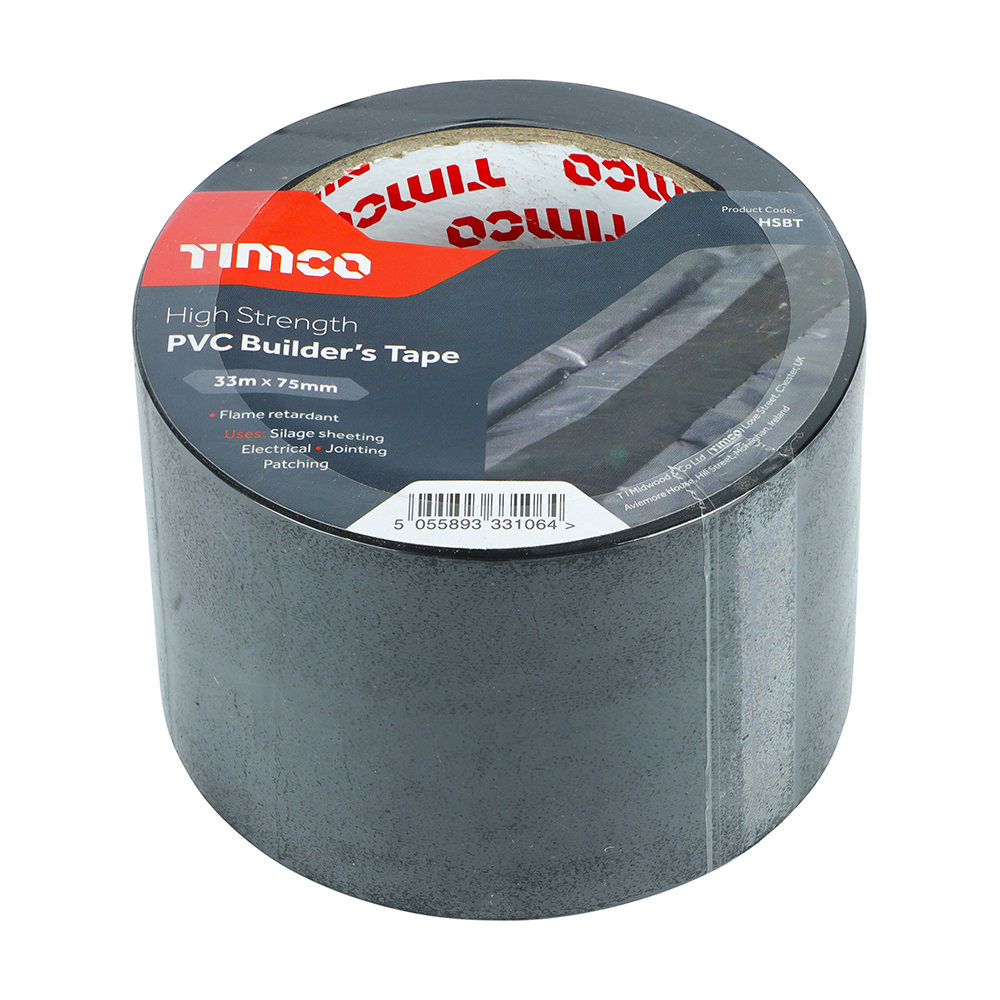 HS Builders Tape Black - Image 2