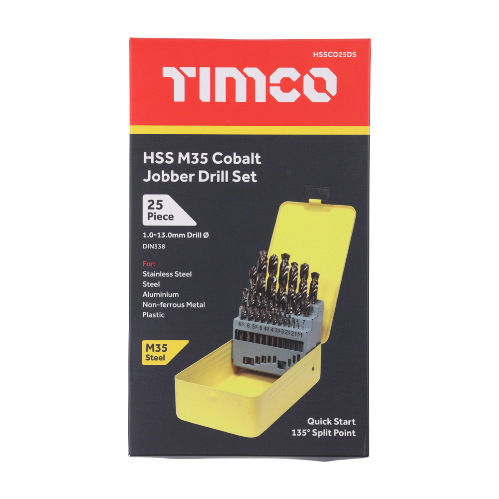 HSS-CO Bit Set 1-13mm Cobalt - Image 2