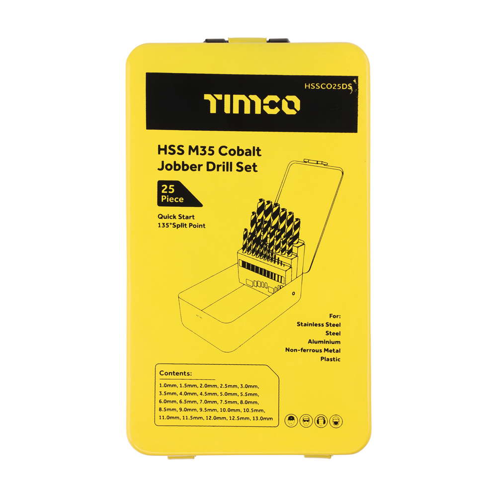 HSS-CO Bit Set 1-13mm Cobalt - Image 4