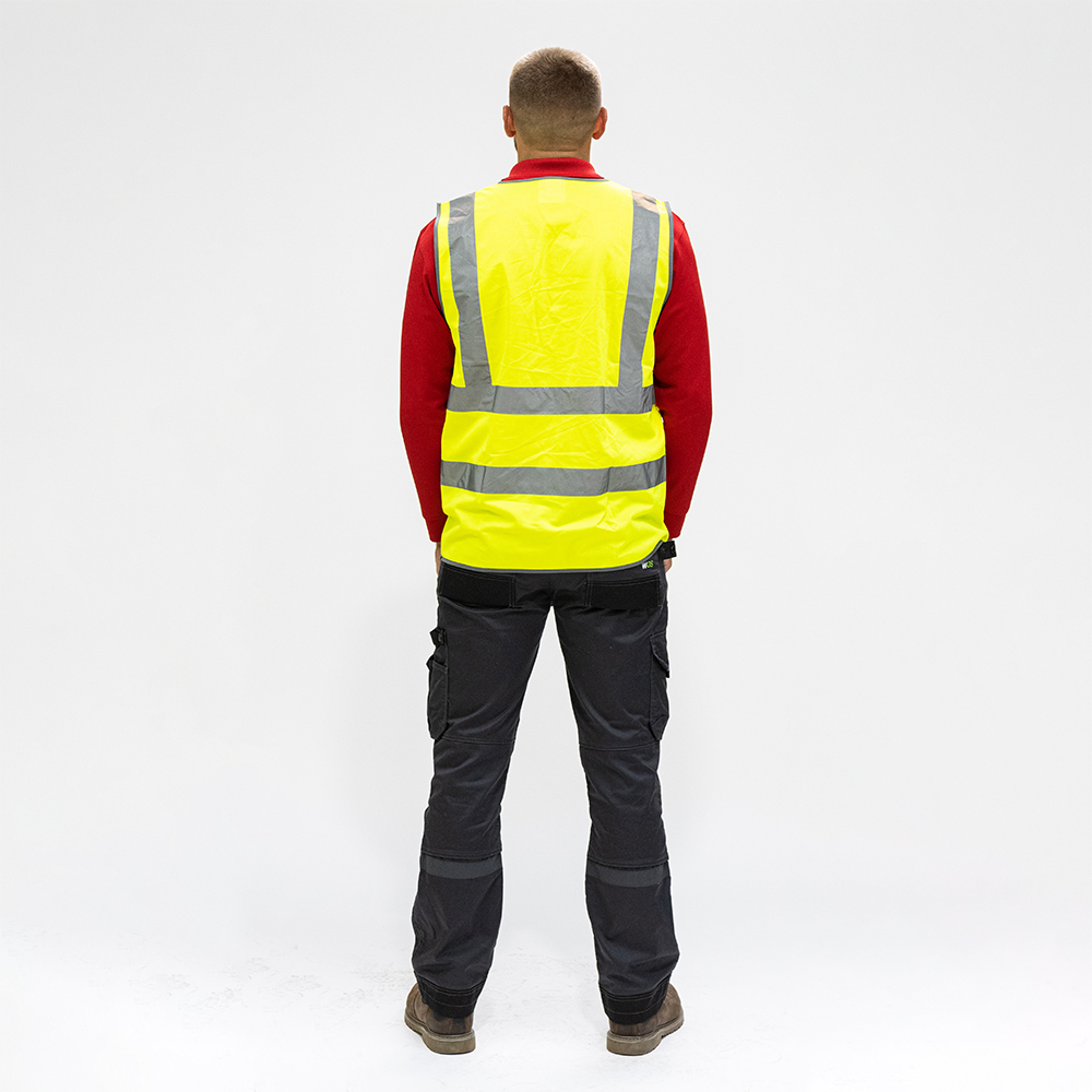 Hi-Vis Executive Vest Yellow - Image 3
