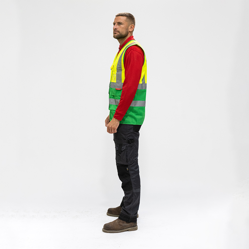 Hi-Vis Vest Yellow & Green - Image 2