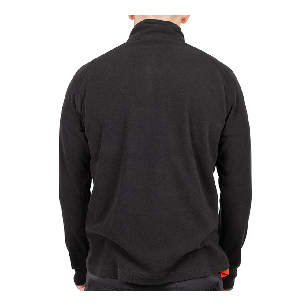 Half Zip Overhead Fleece Black - Image 3