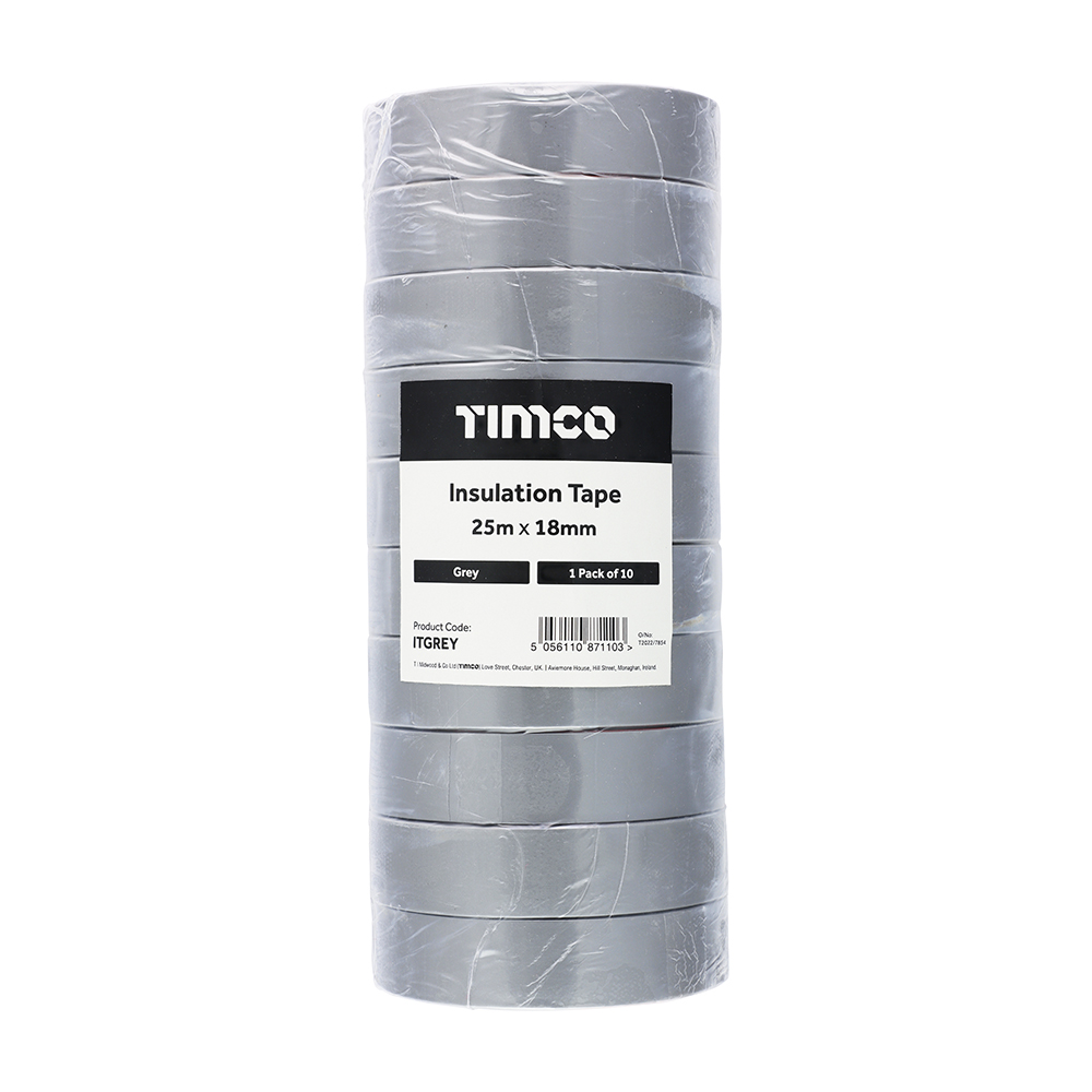 PVC Insulation Tape Grey - Image 2
