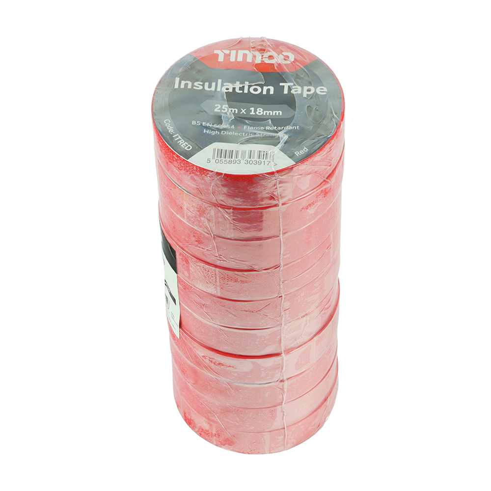 PVC Insulation Tape Red - Image 2
