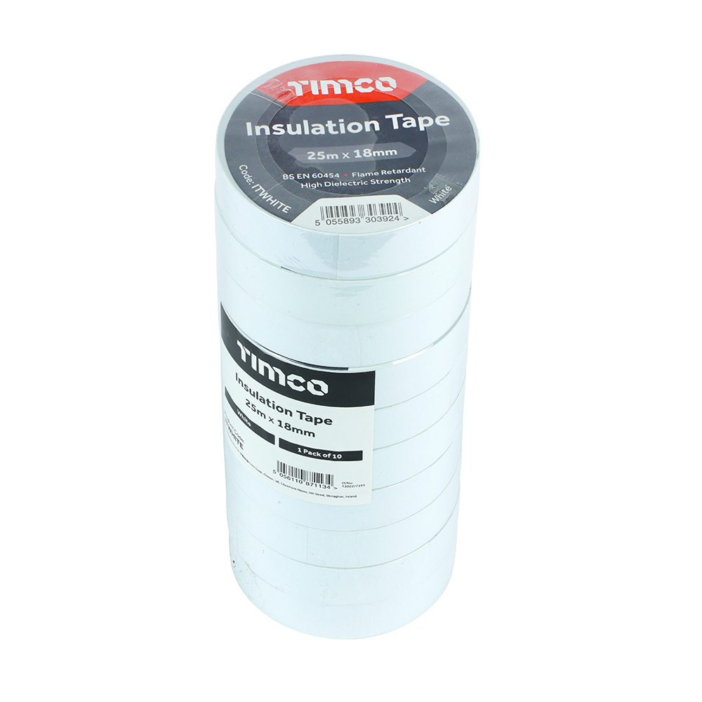 PVC Insulation Tape White - Image 2