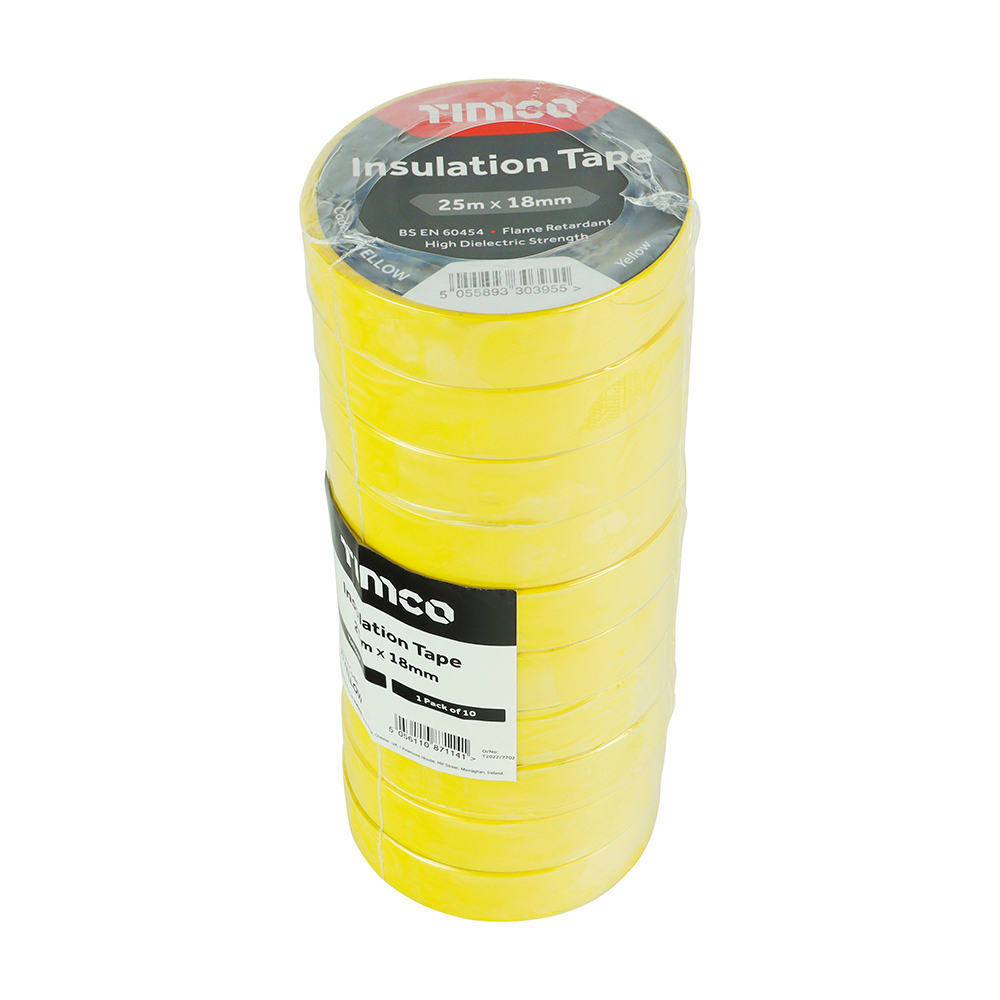 PVC Insulation Tape Yellow - Image 2