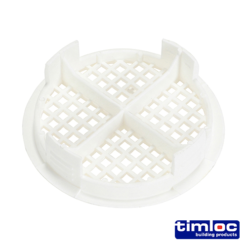 Push-in Soffit Vent White - Image 2