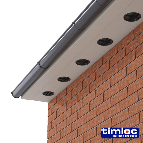 Push-in Soffit Vent White - Image 3