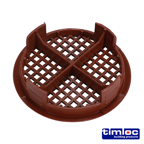 Push-in Soffit Vent Brown - Image 2