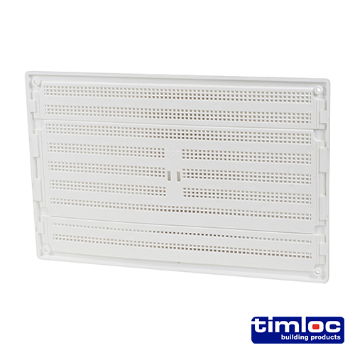 Louvre Grille Vent F/Scr White - Image 2