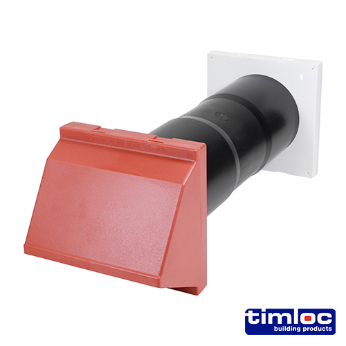 Thro-Wall VentSet Cowl&Baff Te