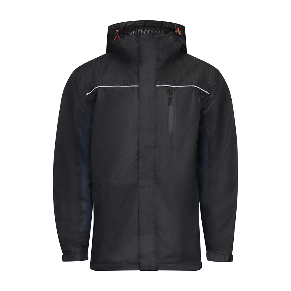 Lined Rain Jacket Black/Navy