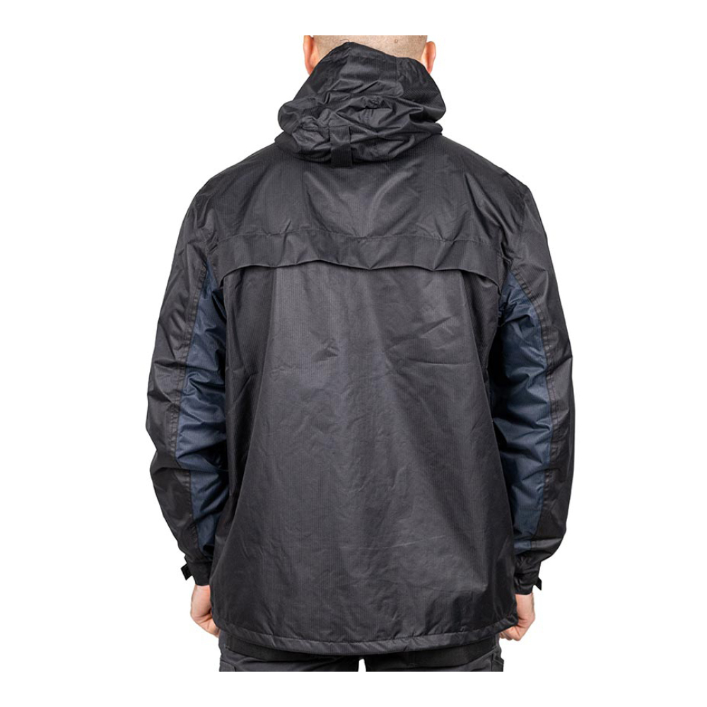 Lined Rain Jacket Black/Navy - Image 3