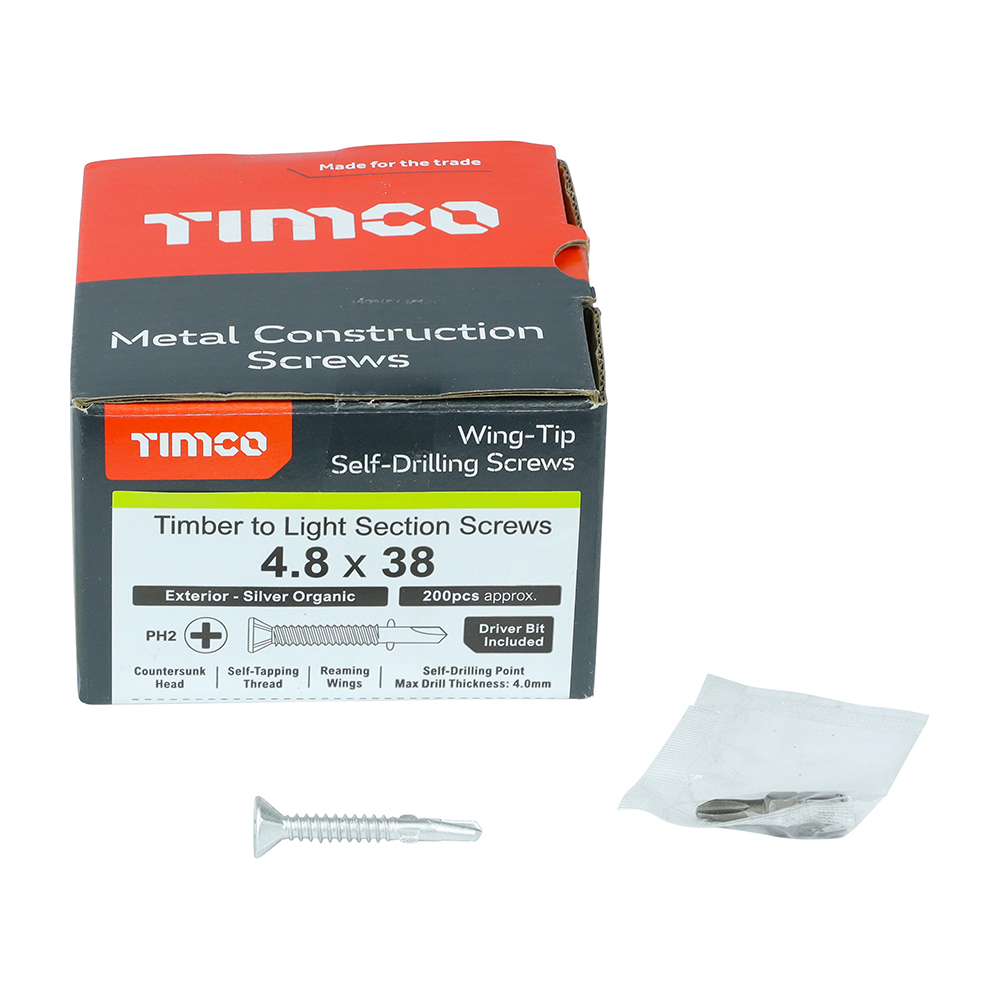 WingTip Screw S/DRILL No3 EXT - Image 3