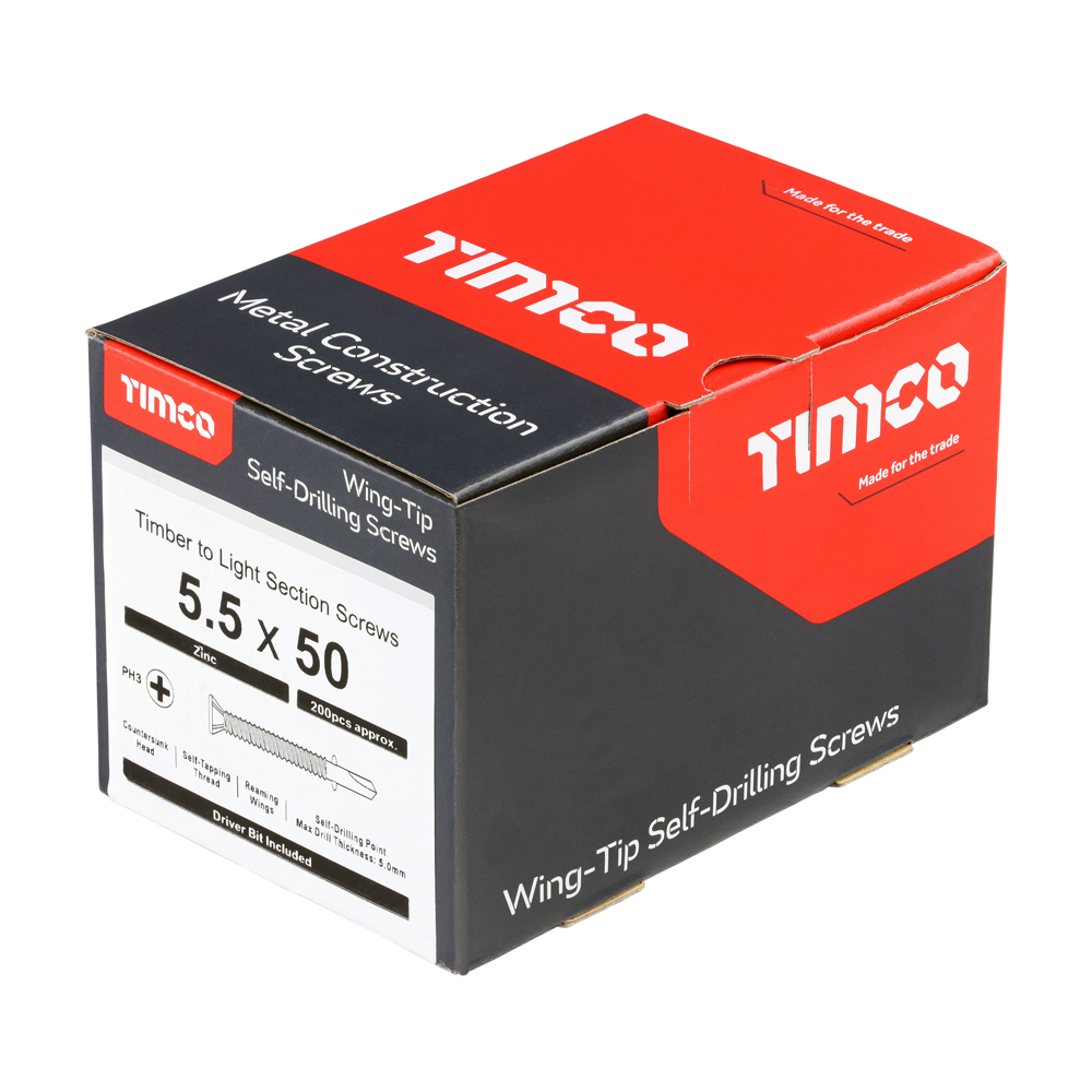 WingTip Screw S/DRILL No3 Zinc - Image 2