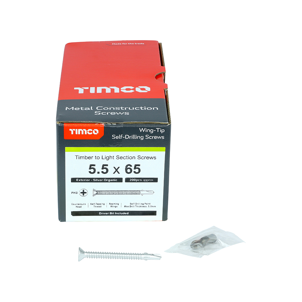 WingTip Screw S/DRILL No3 EXT - Image 3