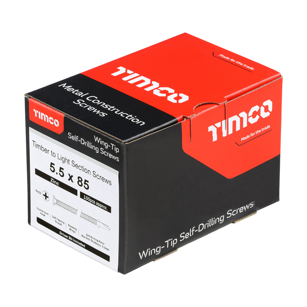 WingTip Screw S/DRILL No3 Zinc - Image 2