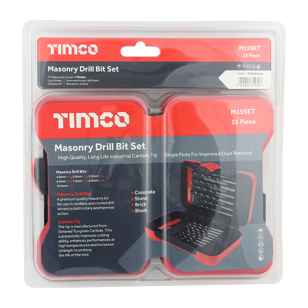 Masonry Drill Bit Set - Image 3
