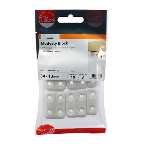 Modesty Block - White - Image 2