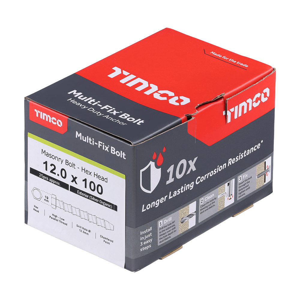 Multi-Fix Bolt HEX Head - Image 2