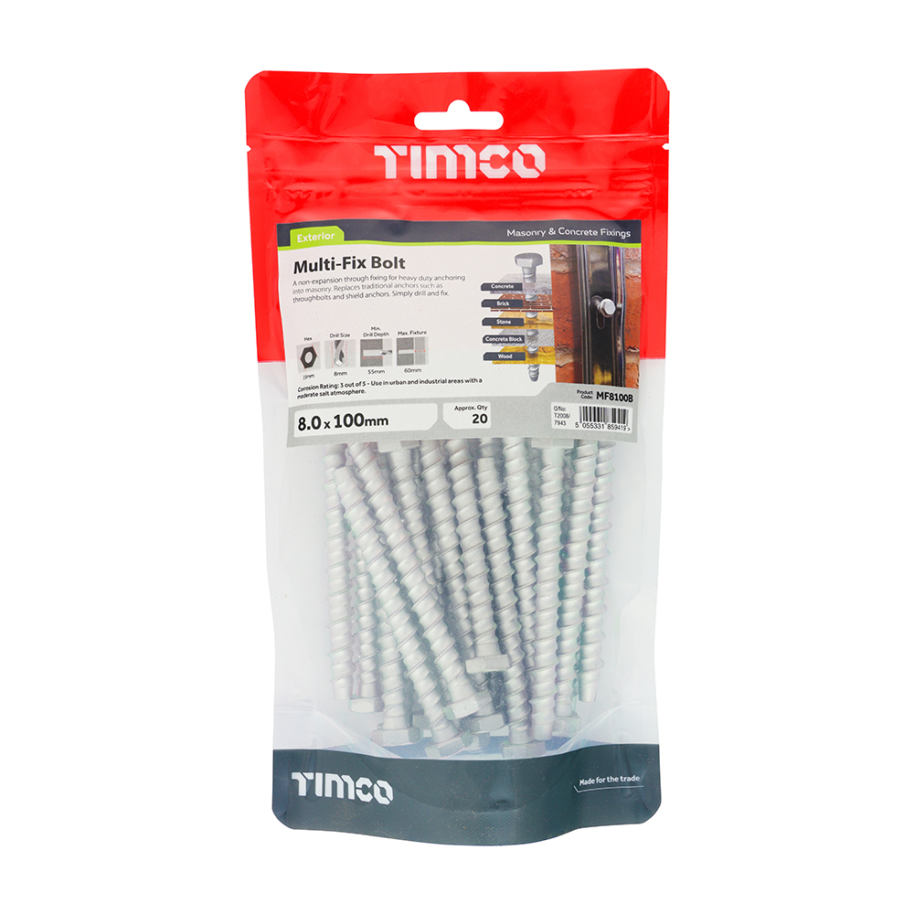 Multi-Fix Bolt Hex Head - Image 2