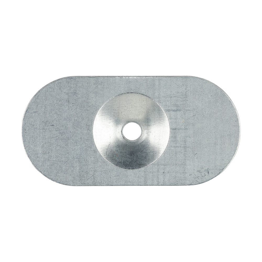 Metal Oval Stress Plate GALV