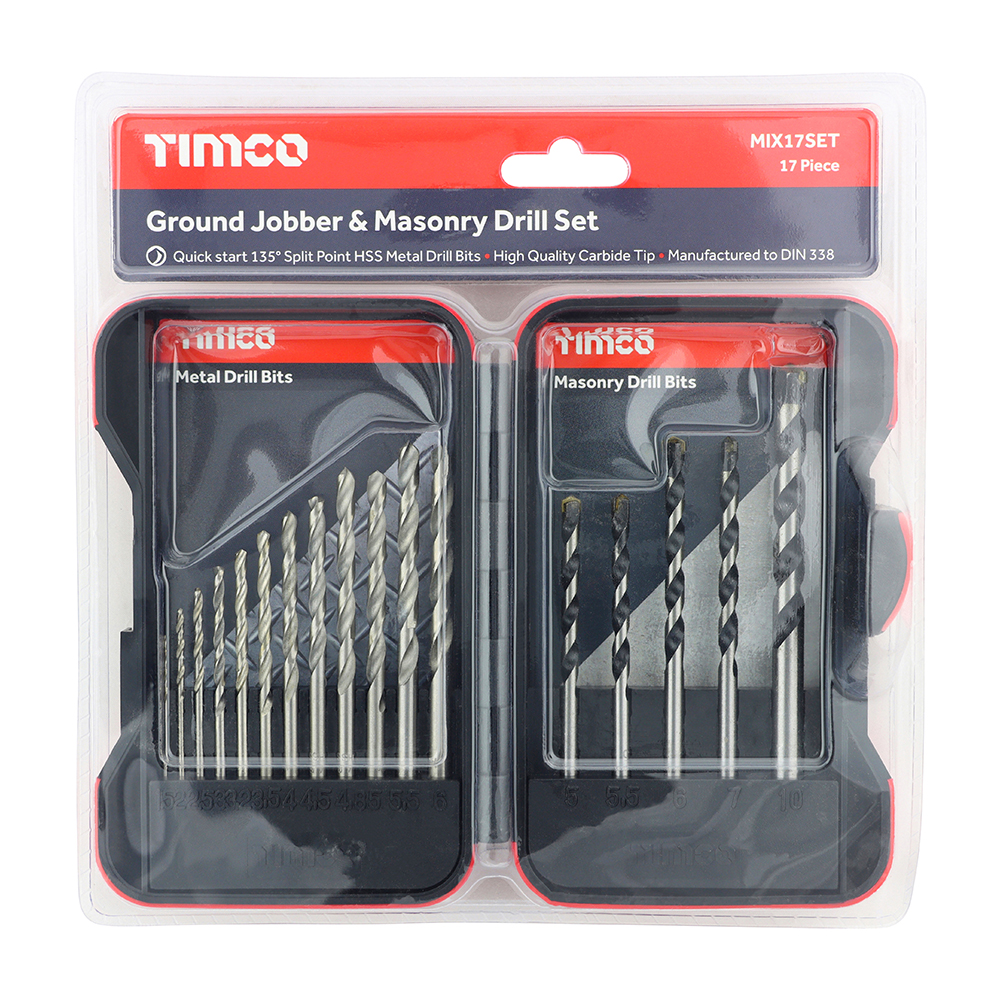 HSS Jobber & Masonry Bit Set - Image 2