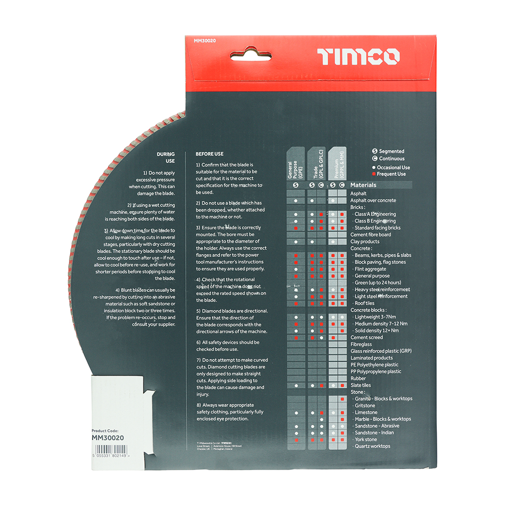 Prem Diamond Blade Turbo Cont - Image 3