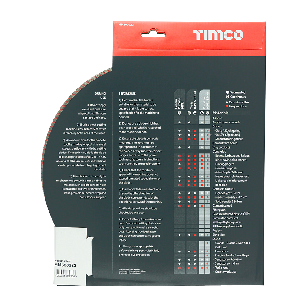 Prem Diamond Blade Turbo Cont - Image 3