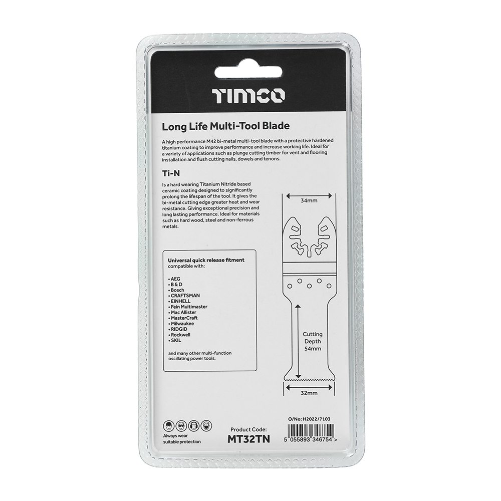 Long Life MTool Blade Straight - Image 3