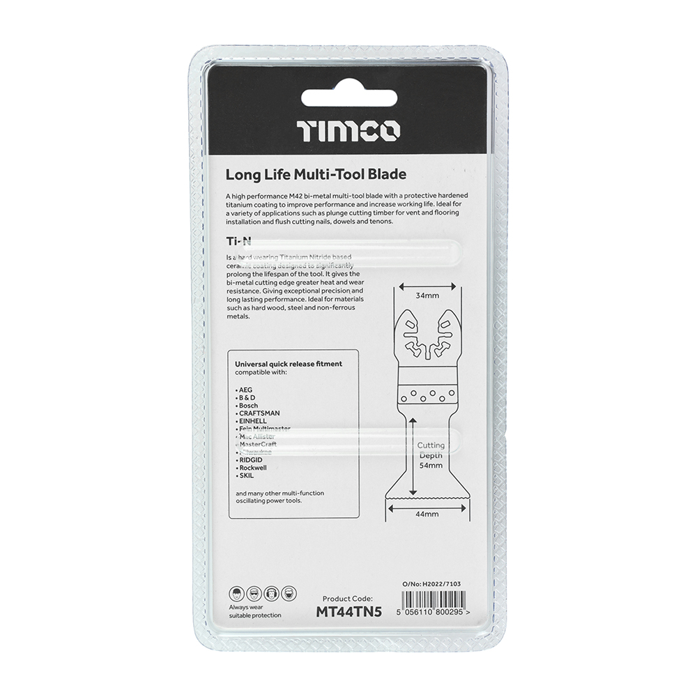 Long Life MTool Blade Straight - Image 3