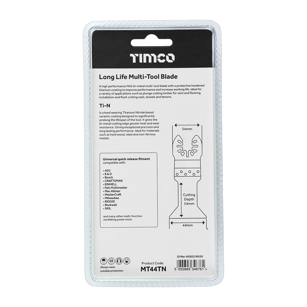 Long Life MTool Blade Straight - Image 3
